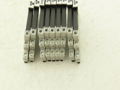 Allen-Bradley 700-HLT1Z Terminal Block Relay 700-TBR24 Ser A 24V Coil Lot of 9