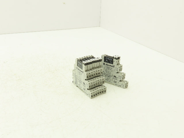 Allen-Bradley 700-HLT1Z Terminal Block Relay 700-TBR24 Ser A 24V Coil Lot of 9