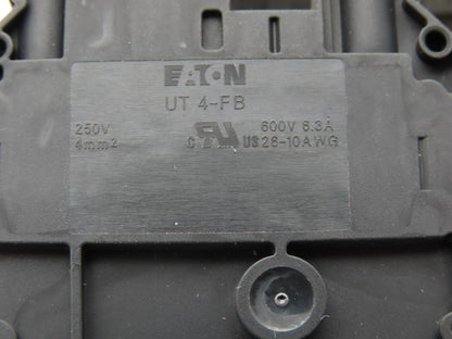 Eaton UT 4-FB Fused Terminal Block LED Indicator 4mm² 250V Lot of 180