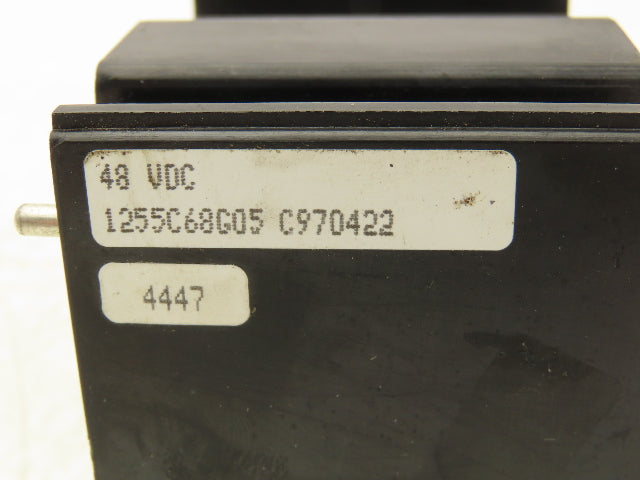 Eaton Cutler Hammer 1255C68G05 Westinghouse Magnetic Dual Coil 48V Type 125