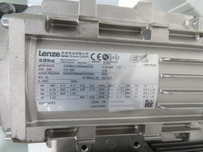 Eurosort Sorter Conveyor Flex Drive .75kw 460V 3PH 8400 Motec EtherCAT Inverter