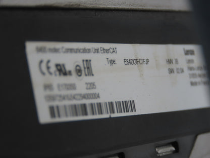 Eurosort Sorter Conveyor Flex Drive .75kw 460V 3PH 8400 Motec EtherCAT Inverter