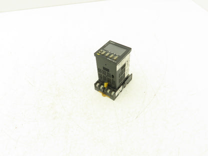 Omron H5CX-L8SD Timer Relay Digital 8 Pin 0.001sec-9999h  24V With P2CF-08 Base