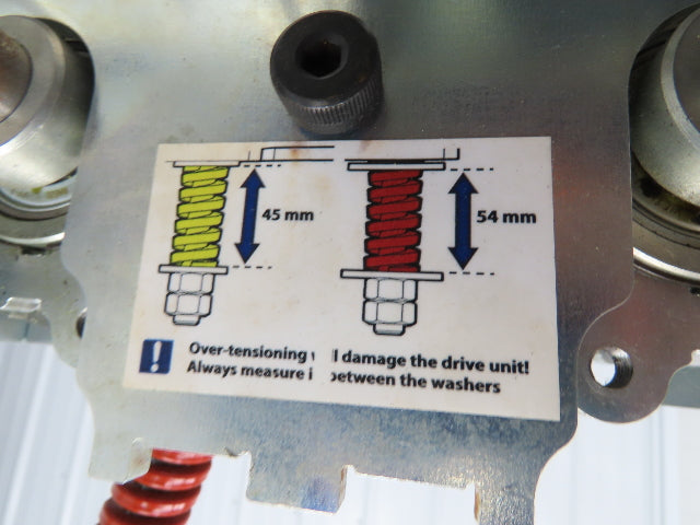Eurosort Sorter Conveyor Flex Drive .75kw 230/460V Gearmotor G50BB111MHAR2C00