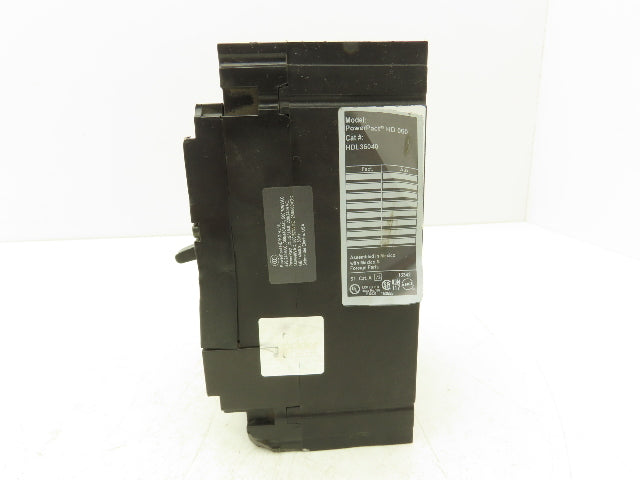 Square D HDL36040 PowerPact Circuit Breaker 40 Amp 3 Pole HD 060 Panel Mount