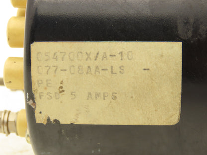 Crompton Instruments 08AA LSRL Ammeter 0-200A Panel Meter AC Amperes 4" Type 77