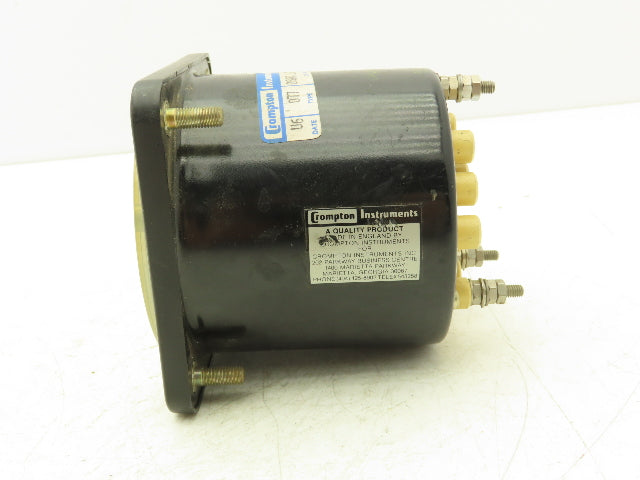 Crompton Instruments 08AA LSRL Ammeter 0-200A Panel Meter AC Amperes 4" Type 77