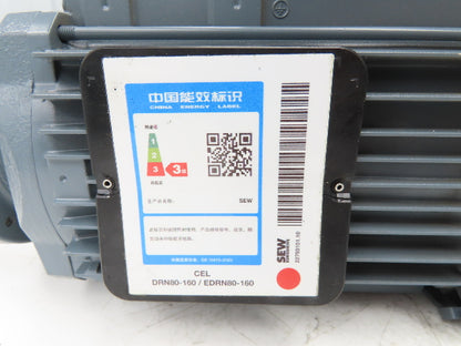 Sew Eurodrive DRN80M4/FT/TH AC Motor .75kW 1750rpm 200-230/380-400V 3ph 80M TEFC