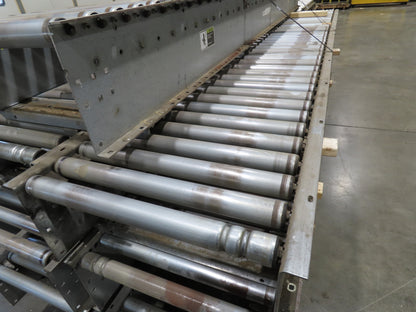 Automotion 24"x 10' Gravity Roller Conveyor 21.5"BF 1.9" Rollers 7-Sections 70'