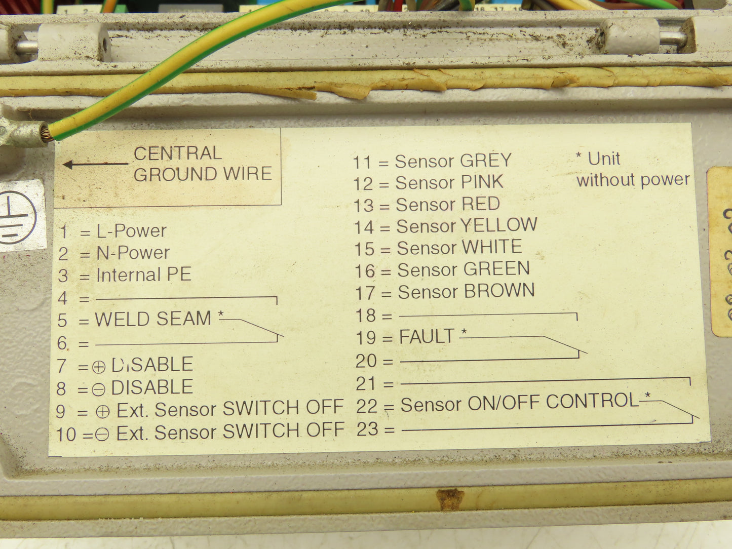 Roland Electronic SND8S Weld Seam Detector S0002253 With D-75210 Controller