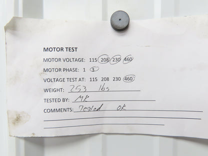 Reliance 140CG28A Master XL Gearmotor 162:1 Ratio 2Hp 11rpm RH 145TC 230/460 3PH