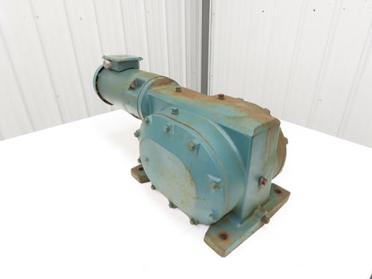 Reliance Duty Master XL Gearmotor 162:1 Ratio 2Hp 11rpm LH 56C 230/460V 3PH
