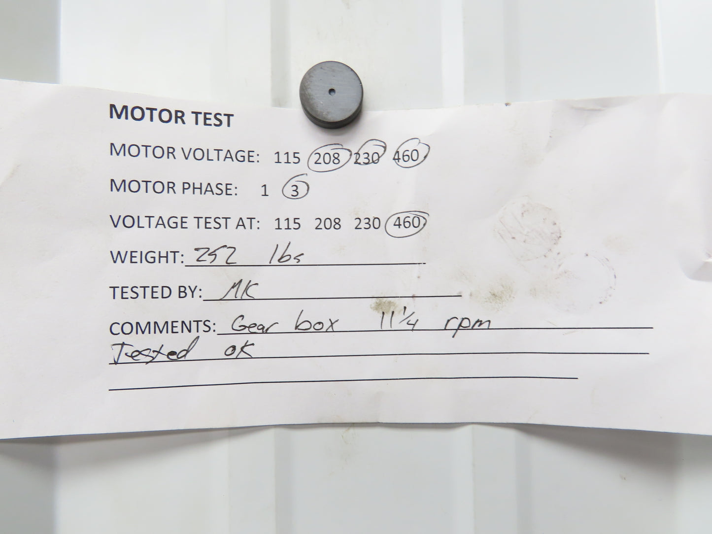 Reliance Duty Master XL Gearmotor 162:1 Ratio 2Hp 11rpm LH 56C 230/460V 3PH