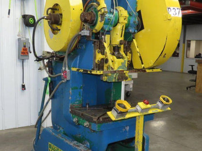 Rousselle 6 Mechanical OBI Punch Press 60 Ton 18"x 30" Bed 3" Stroke 12" Throat