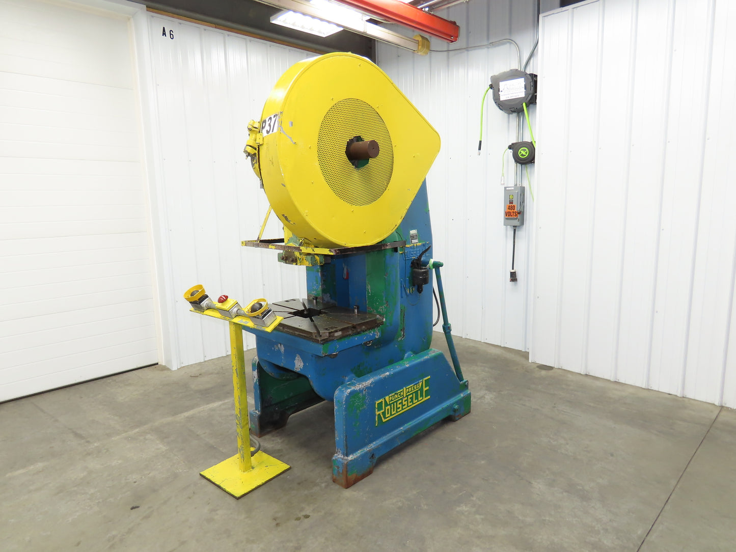 Rousselle 6 Mechanical OBI Punch Press 60 Ton 18"x 30" Bed 3" Stroke 12" Throat