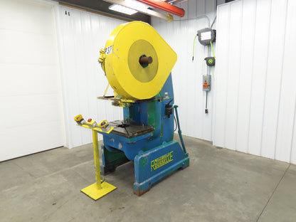 Rousselle 6 Mechanical OBI Punch Press 60 Ton 18"x 30" Bed 3" Stroke 12" Throat