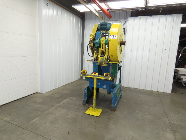 Rousselle 6 Mechanical OBI Punch Press 60 Ton 18"x 30" Bed 3" Stroke 12" Throat
