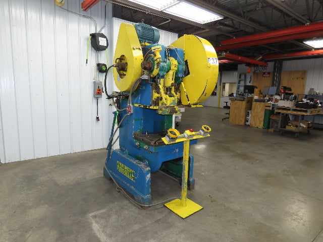 Rousselle 6 Mechanical OBI Punch Press 60 Ton 18"x 30" Bed 3" Stroke 12" Throat