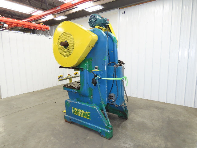 Rousselle 6 Mechanical OBI Punch Press 60 Ton 18"x 30" Bed 3" Stroke 12" Throat