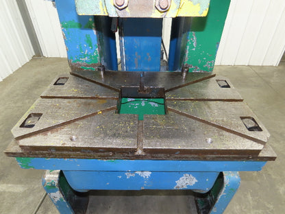 Rousselle 6 Mechanical OBI Punch Press 60 Ton 18"x 30" Bed 3" Stroke 12" Throat