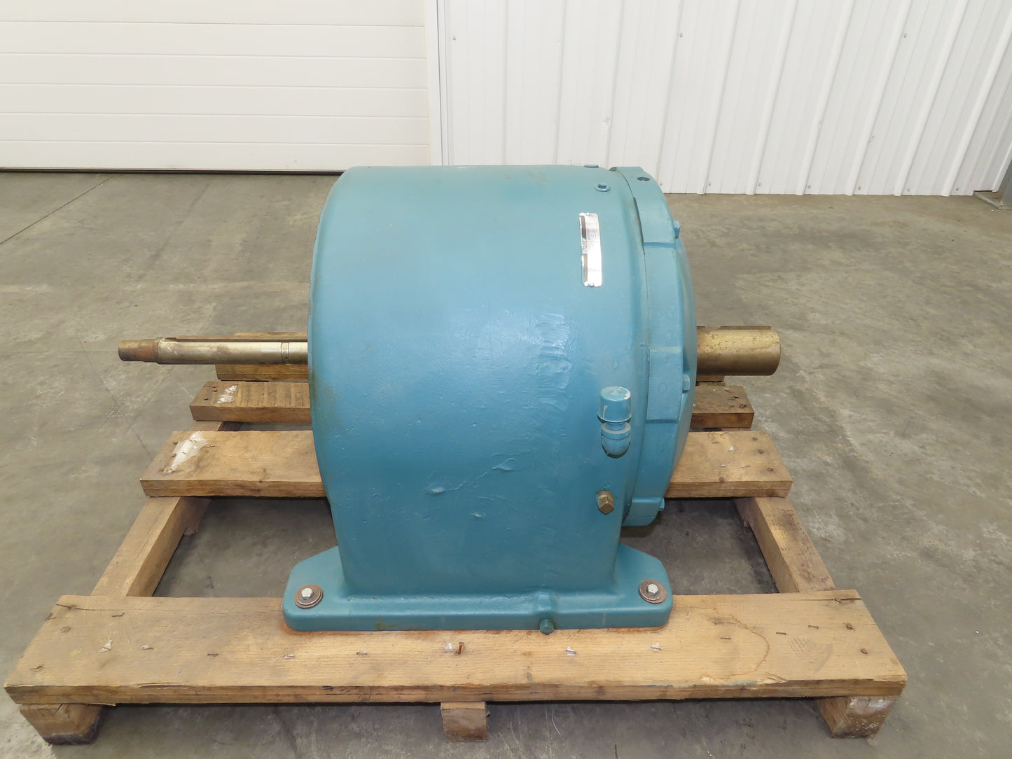 Reliance Electric Inline Gearbox 130:1 Ratio Reducer 1-5/8" Dia Ext Input Shaft