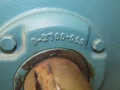 Reliance Electric Inline Gearbox 130:1 Ratio Reducer 1-5/8" Dia Ext Input Shaft