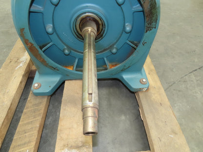 Reliance Electric Inline Gearbox 130:1 Ratio Reducer 1-5/8" Dia Ext Input Shaft