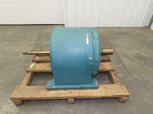 Reliance Electric Inline Gearbox 130:1 Ratio Reducer 1-5/8" Dia Ext Input Shaft