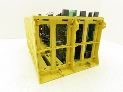 Fanuc A05B-2400-C061 Power Supply Circuit Board Module & 4 Slot Chassis Unit