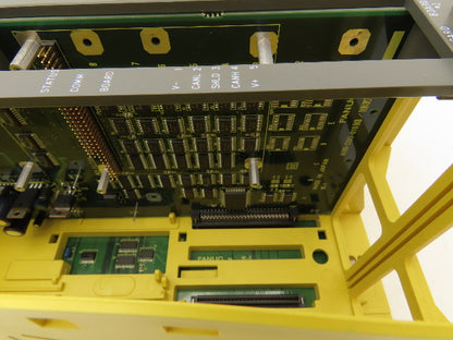 Fanuc A05B-2400-C061 Power Supply Circuit Board Module & 4 Slot Chassis Unit