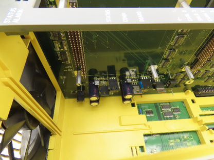 Fanuc A05B-2400-C061 Power Supply Circuit Board Module & 4 Slot Chassis Unit