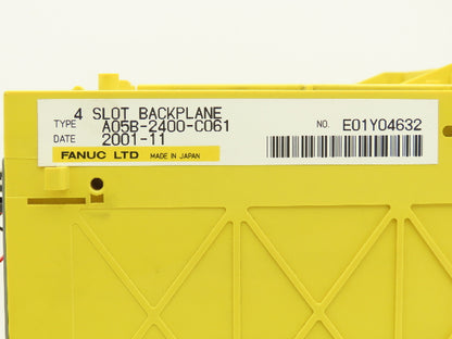 Fanuc A05B-2400-C061 Power Supply Circuit Board Module & 4 Slot Chassis Unit