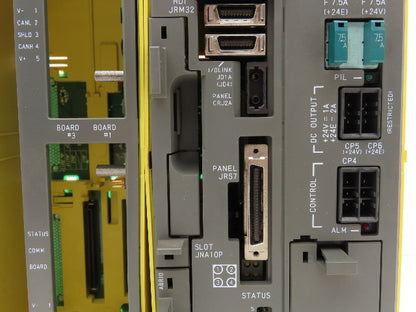 Fanuc A05B-2400-C061 Power Supply Circuit Board Module & 4 Slot Chassis Unit