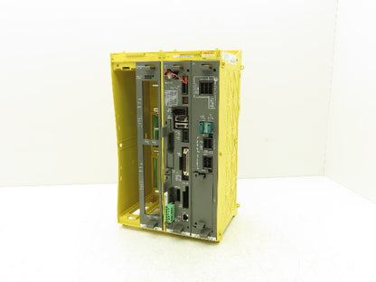 Fanuc A05B-2400-C061 Power Supply Circuit Board Module & 4 Slot Chassis Unit