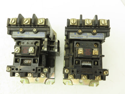 Allen Bradley 500FL-AOD93 Motor Starter Lighting Contactor 600V 3Ph 20A Lot of 5