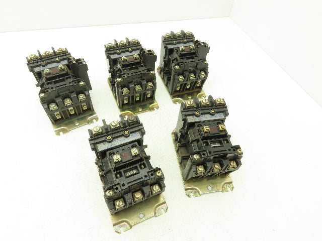Allen Bradley 500FL-AOD93 Motor Starter Lighting Contactor 600V 3Ph 20A Lot of 5
