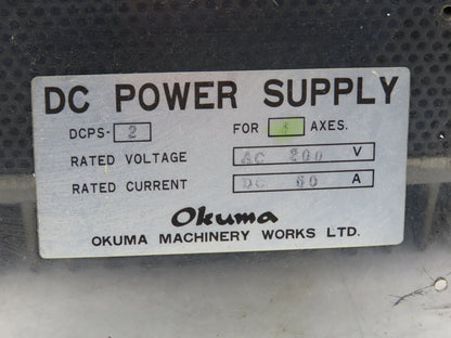 Okuma 0062-27-17 DC Power Supply 4 Axis Servo Module 200VAC DC.PS 12-13 Read