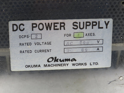 Okuma 0062-27-17 DC Power Supply 4 Axis Servo Module 200VAC DC.PS 12-13 Read