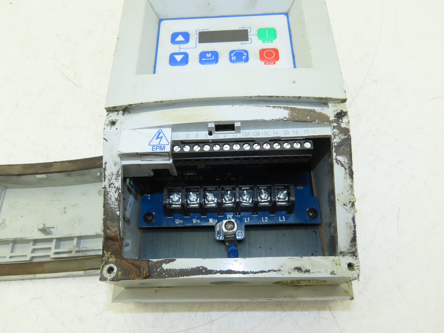Lenze ESV371N02 SMVector AC Drive Variable Speed Inverter VFD .5Hp 230V 3Ph Read