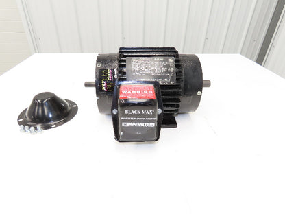 Y551 Induction Motor 2Hp 1750rpm 230/460v 3ph 145T TENV Inverter Duty Dual Shaft