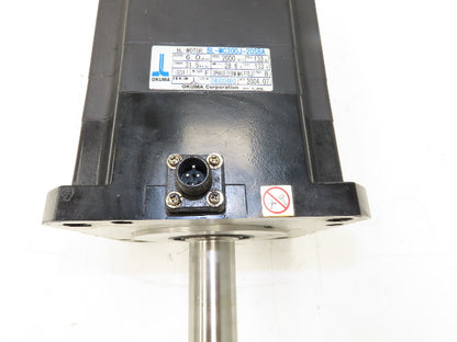 Okuma BL-MC300J-20SBA AC Servo Motor 6kW 2000 RPM 133V 28.6A 3PH With Encoder