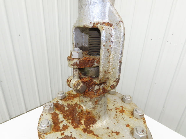 6" Flanged Globe Valve Class 300 Cast Iron Rising Stem 18" Handwheel