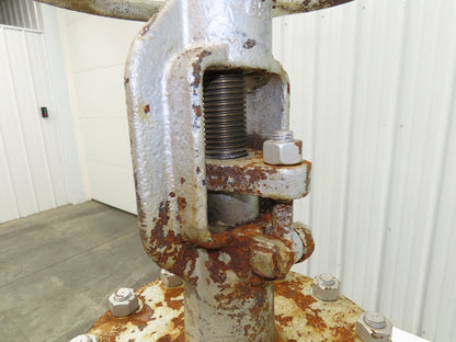 6" Flanged Globe Valve Class 300 Cast Iron Rising Stem 18" Handwheel