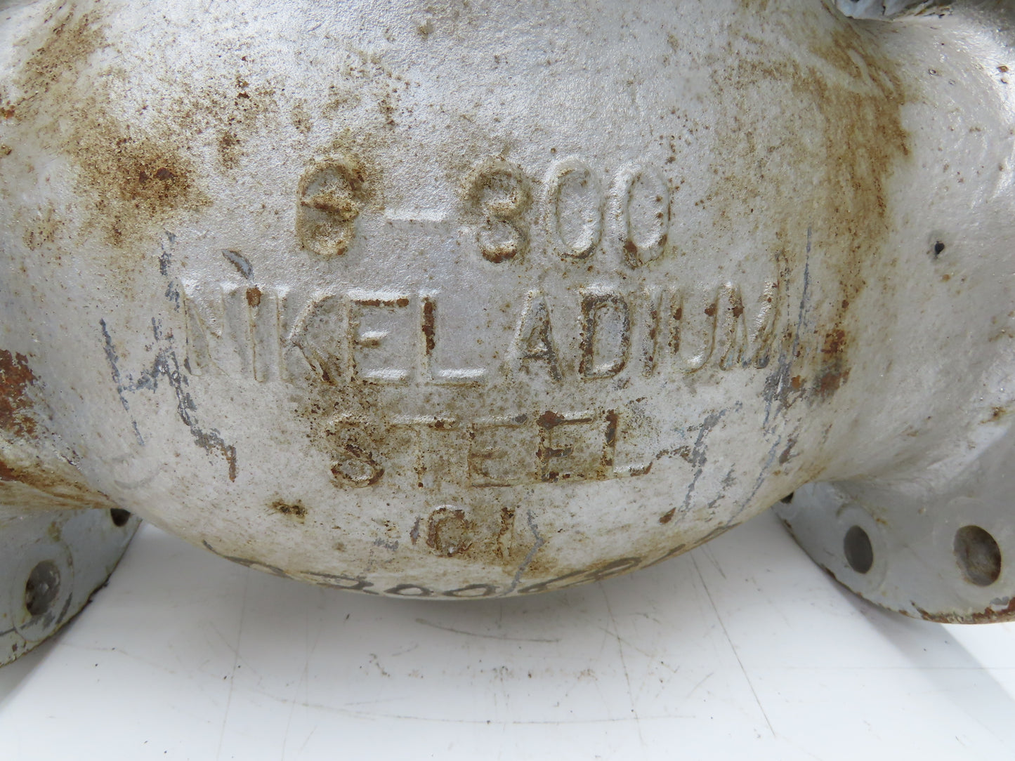 6" Flanged Globe Valve Class 300 Cast Iron Rising Stem 18" Handwheel