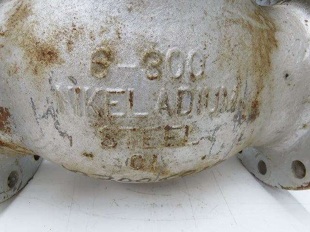 6" Flanged Globe Valve Class 300 Cast Iron Rising Stem 18" Handwheel