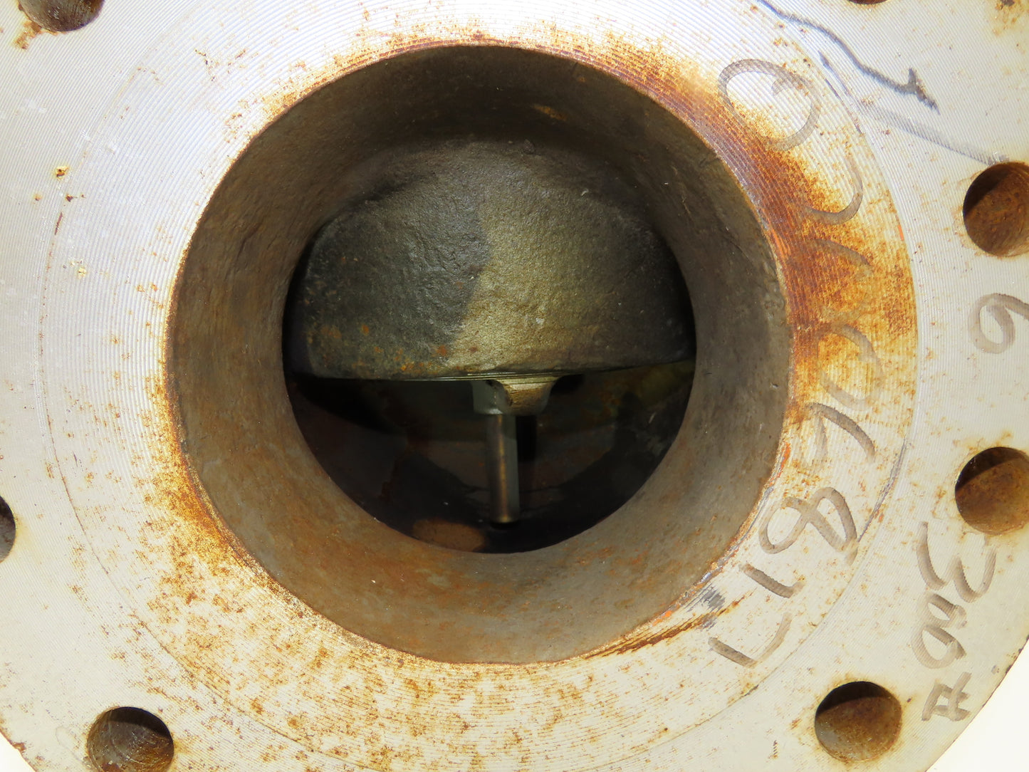 6" Flanged Globe Valve Class 300 Cast Iron Rising Stem 18" Handwheel