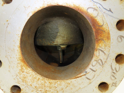 6" Flanged Globe Valve Class 300 Cast Iron Rising Stem 18" Handwheel