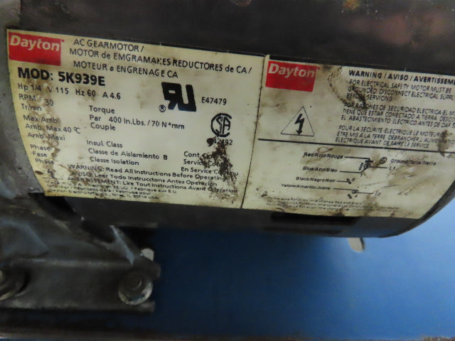 PMI Plastic Machinery Adj Incline Cleated Belt Conveyor 22"W x 90"L 115V 30FPM