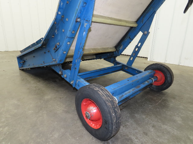 PMI Plastic Machinery Adj Incline Cleated Belt Conveyor 22"W x 90"L 115V 30FPM