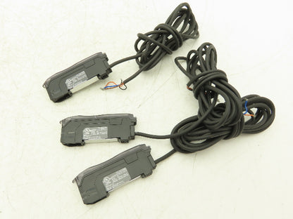 Keyence FS-N11MN Fiber Amplifier Main Unit Cable Type NPN 12-24VDC Lot of 3